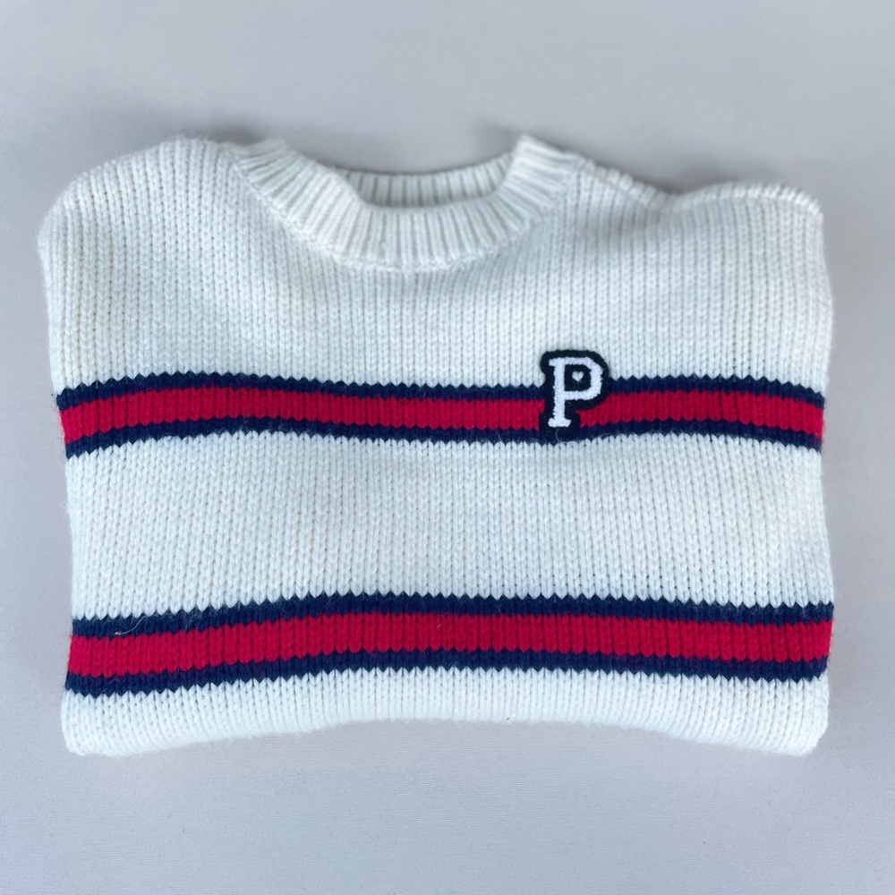 Victoria’s Secret Pink red and white sweater size L